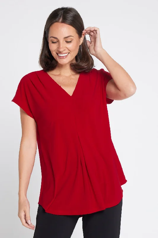 Evening women's topsAshlyn Top - Ruby Red