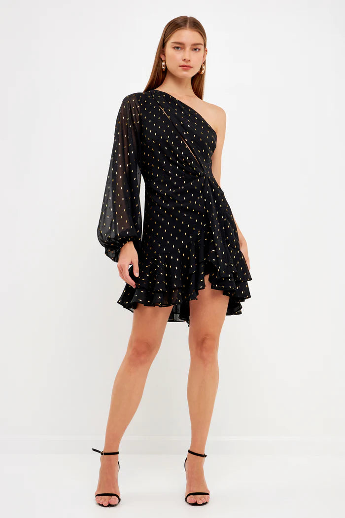 Embroidered dresses for womenBlack Liz Mini Dress