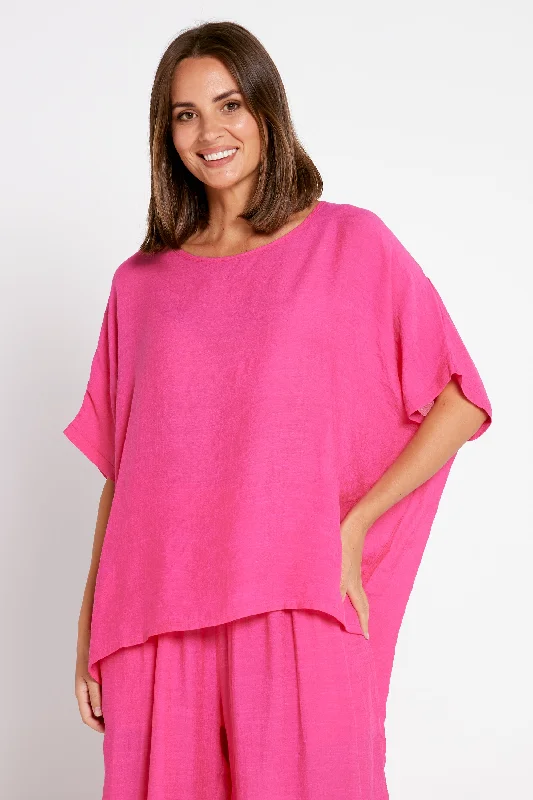 Autumn women's topsGina Top - Hot Pink