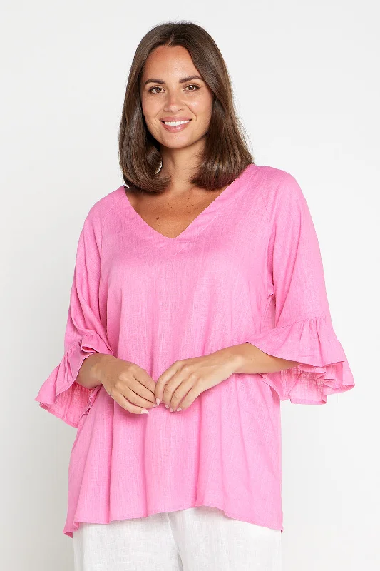Chenille women's topsSamar Top - Light Pink