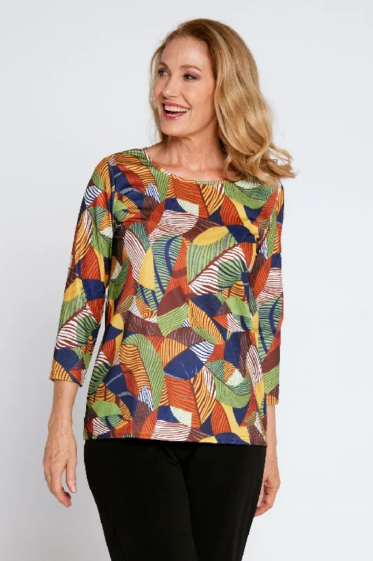 Wrap women's topsCamden Top - Autumnal