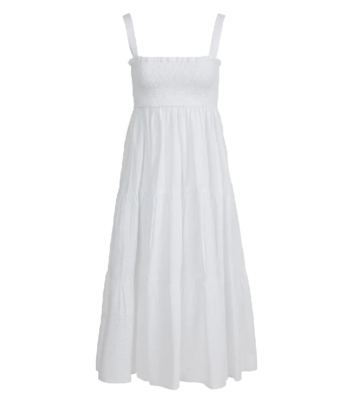Vintage women's dressesHelen Smocked Midi Dress