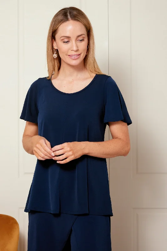 Yoga women's topsMelinda Top - Navy