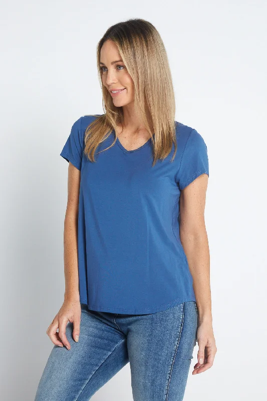 Eco-friendly women's topsBamboo Tee - Denim