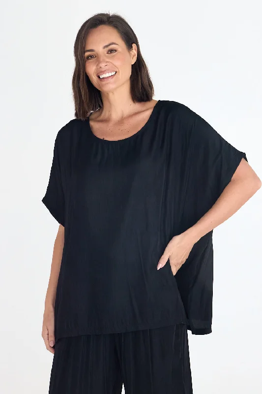 Local artisan women's topsAdalee Top - Black