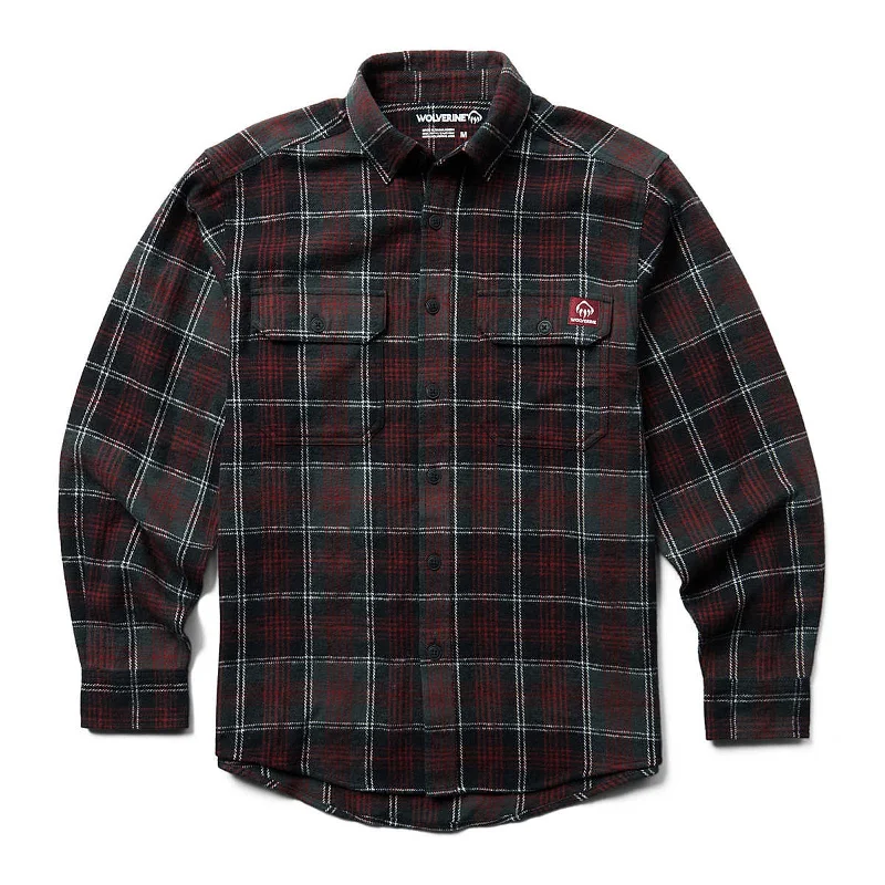 Men's Wolverine, Glacier Heavyweight Flannel Shirt