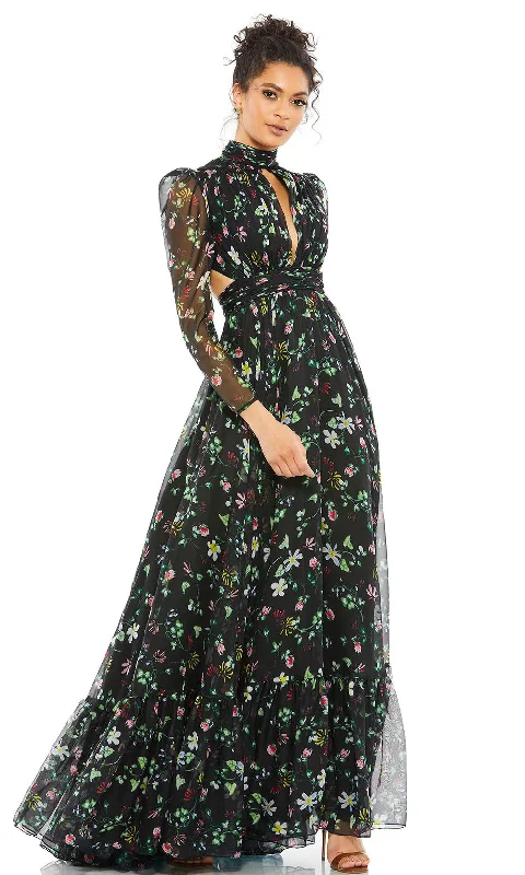 Satin dresses for womenMac Duggal 67942D