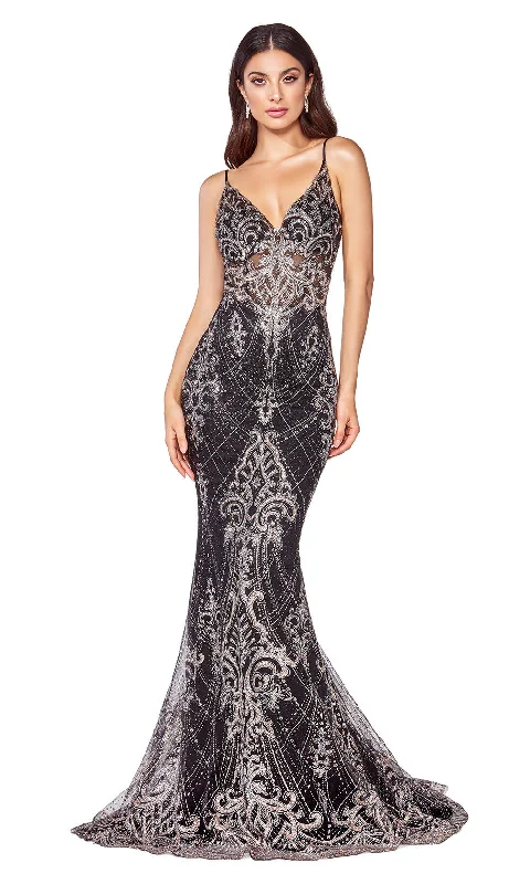 High-neck dresses for womenCinderella Divine C27