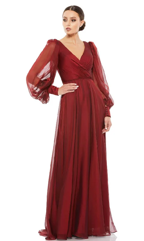 Cap sleeve dresses for womenMac Duggal 67873D