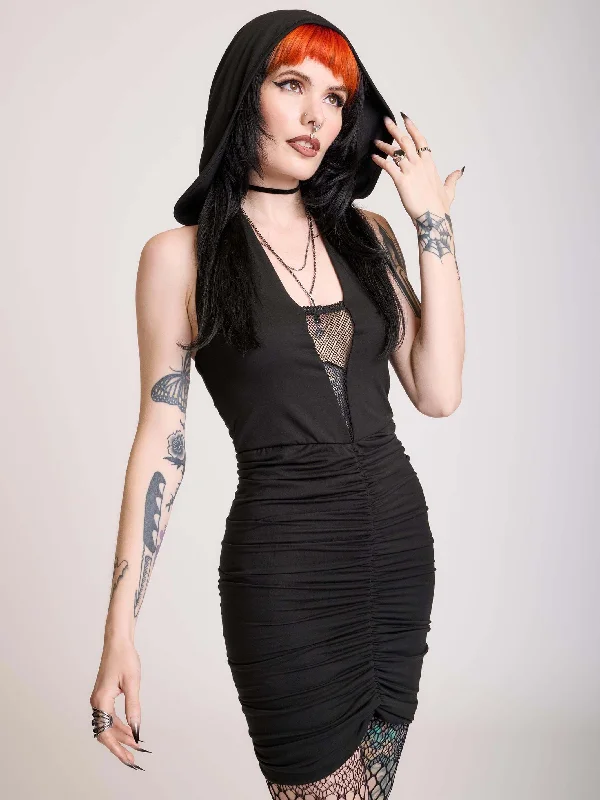 Workout dresses for active lifestylesHooded Cocktail Dress