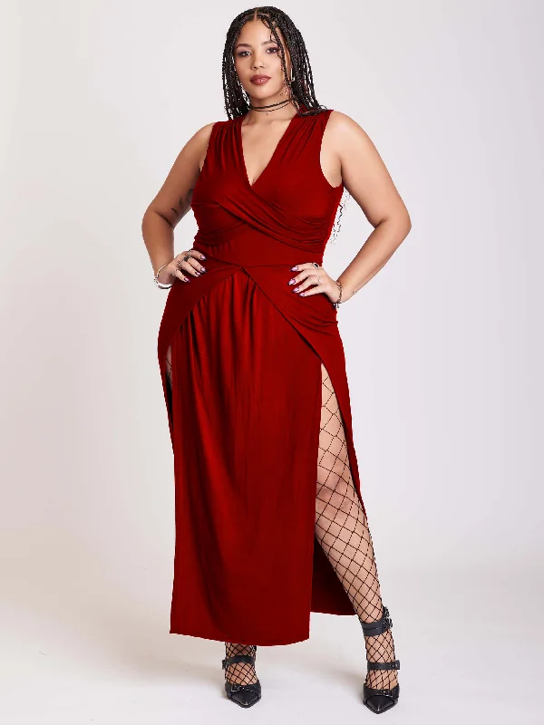 Sustainable dresses for eco-conscious womenScarlet Twist Dress
