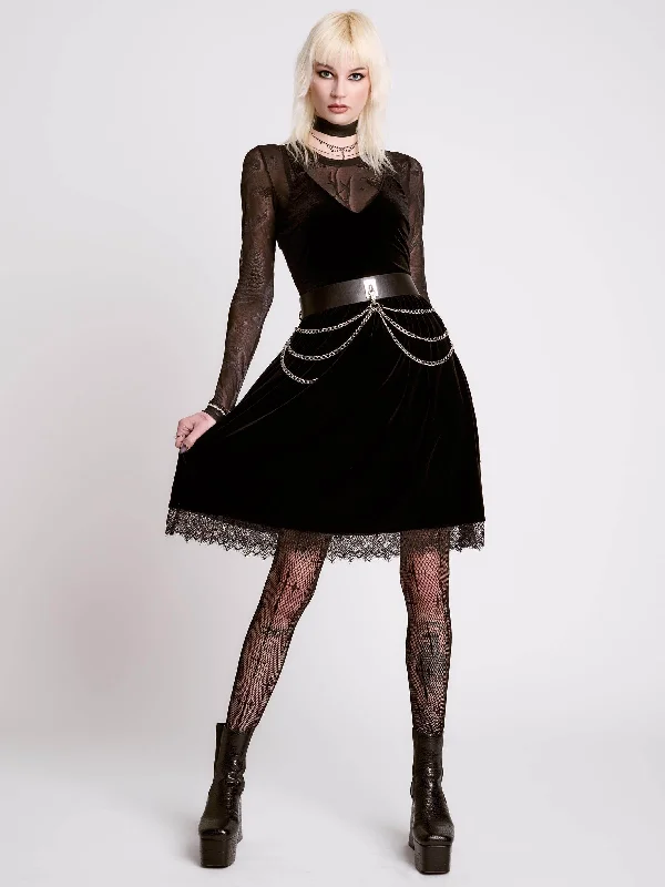 Linen dresses for summerVelvet Lace Dress